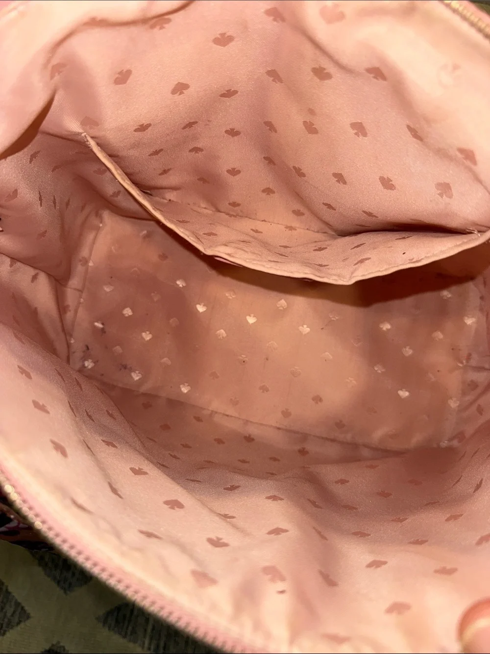 Kate Spade New York Bag Flash Glitter Pink Large Glitter-Trim Tote - Picture 12 of 17